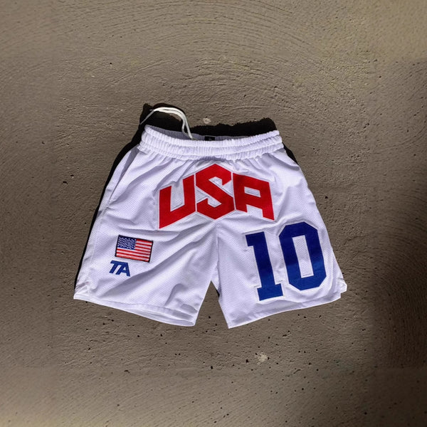 Printed Trendy Casual All-match Mesh Summer Shorts