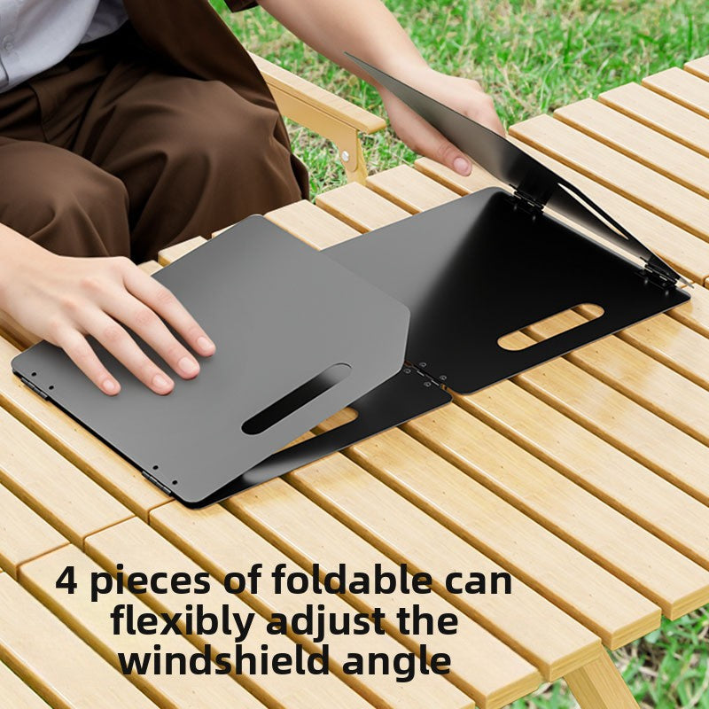 Outdoor Stove Windshield