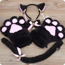 Selling Cute Suit Cat's Paw Gloves 5-piece Set Maid Nekopara Cat's Paw Bow Tie