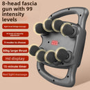 Rechargeable Multi-Head Fascia Gun Muscle Massager