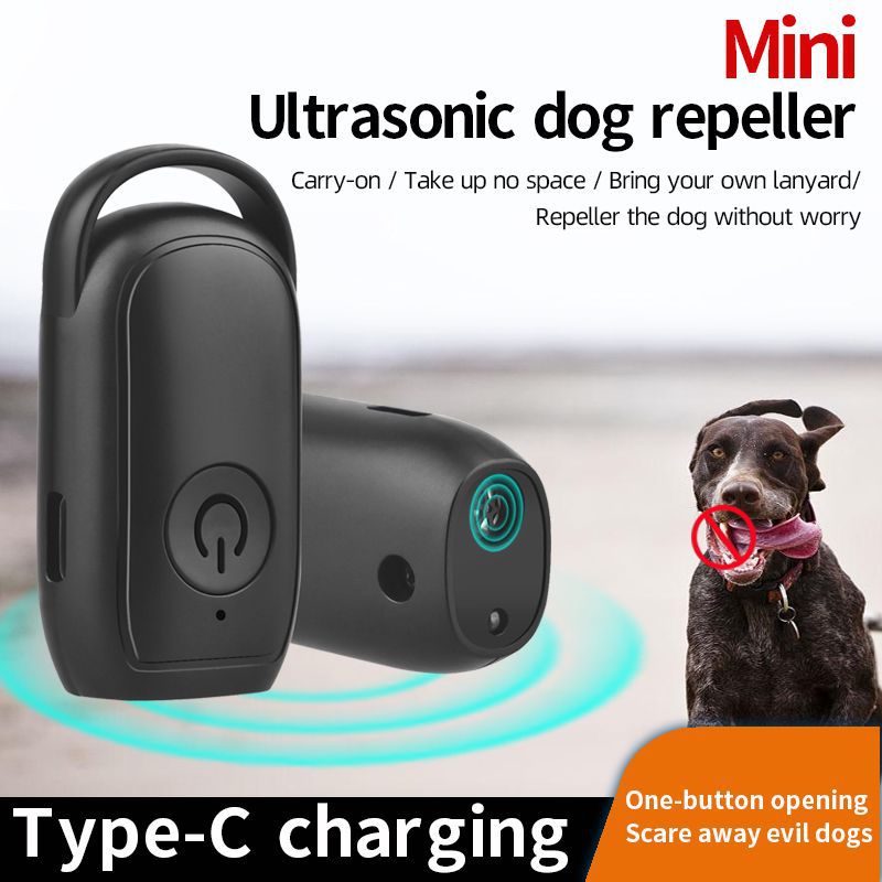 Mini ultrasonic dog repellent
