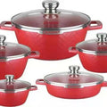 Die-cast pot, aluminum pot, non-stick pot and soup pot set