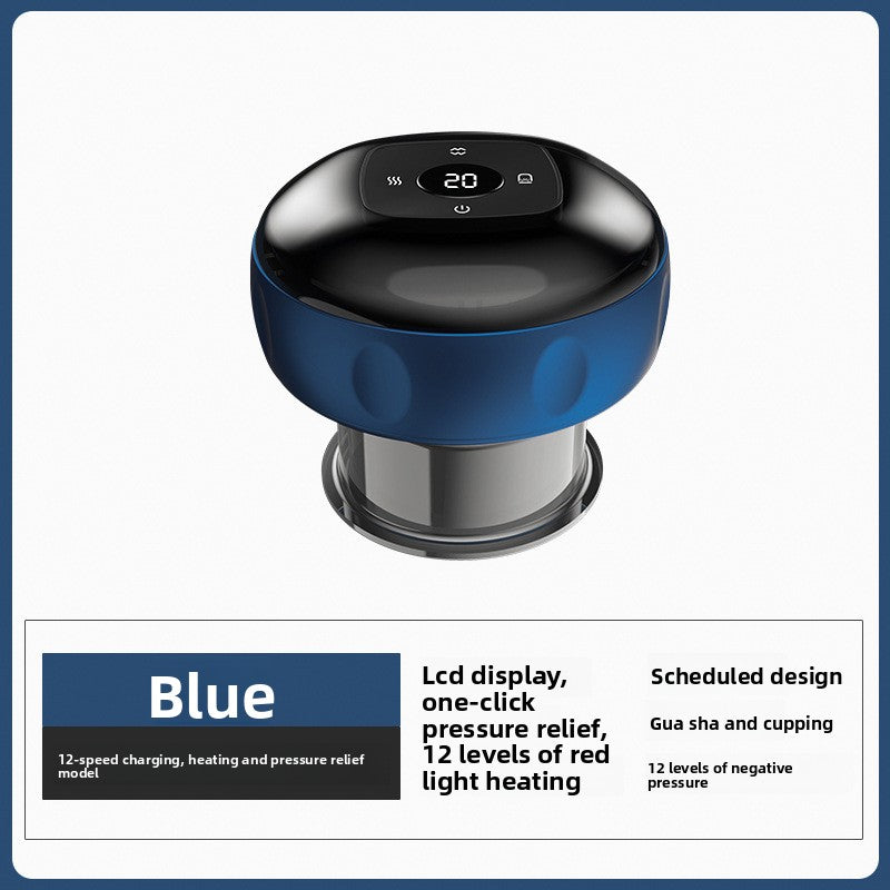 Electric Cupping Massager with Adjustable Pressure and Essential Oil