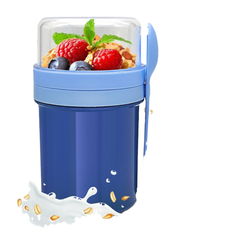 Double-layer portable yogurt cup