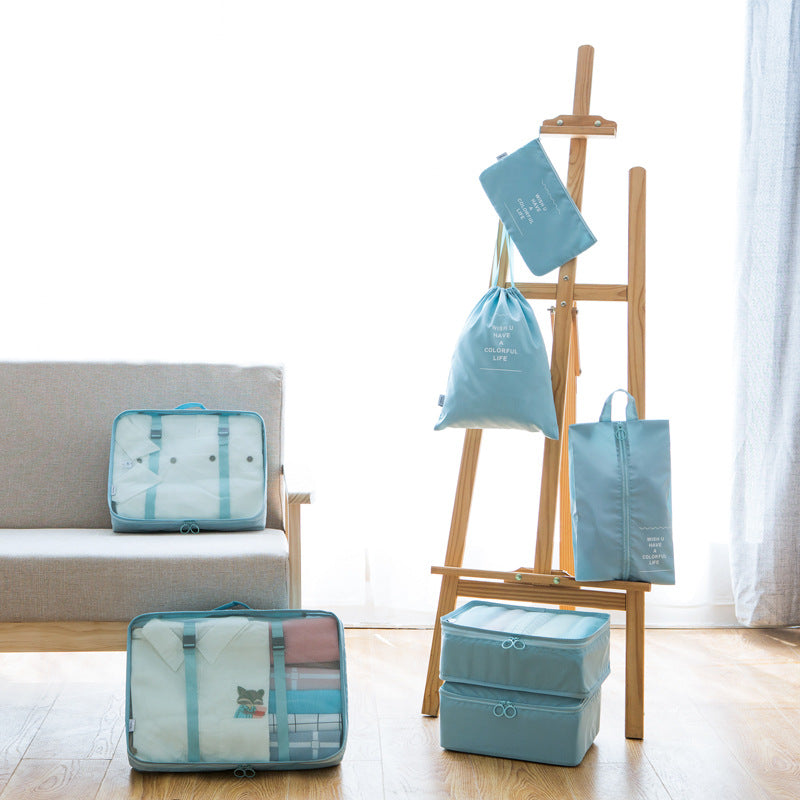 Polyester Travel Storage Bags Set