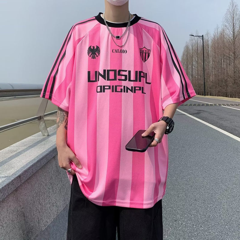 Summer striped short-sleeved T-shirts