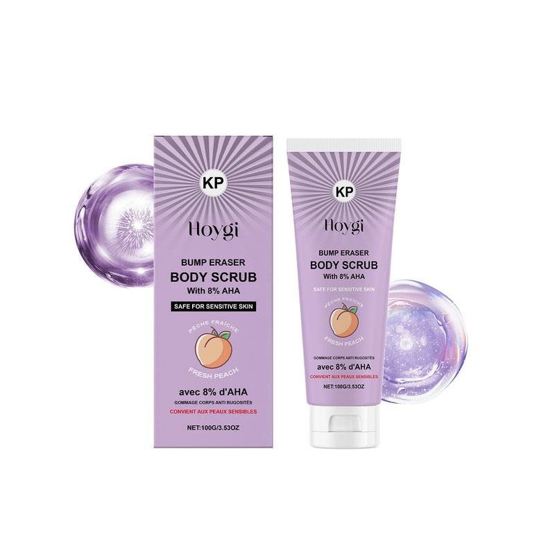 Peach Flavored Body Scrub Nourishing and Exfoliating