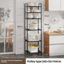 Multi-level kitchen storage rack