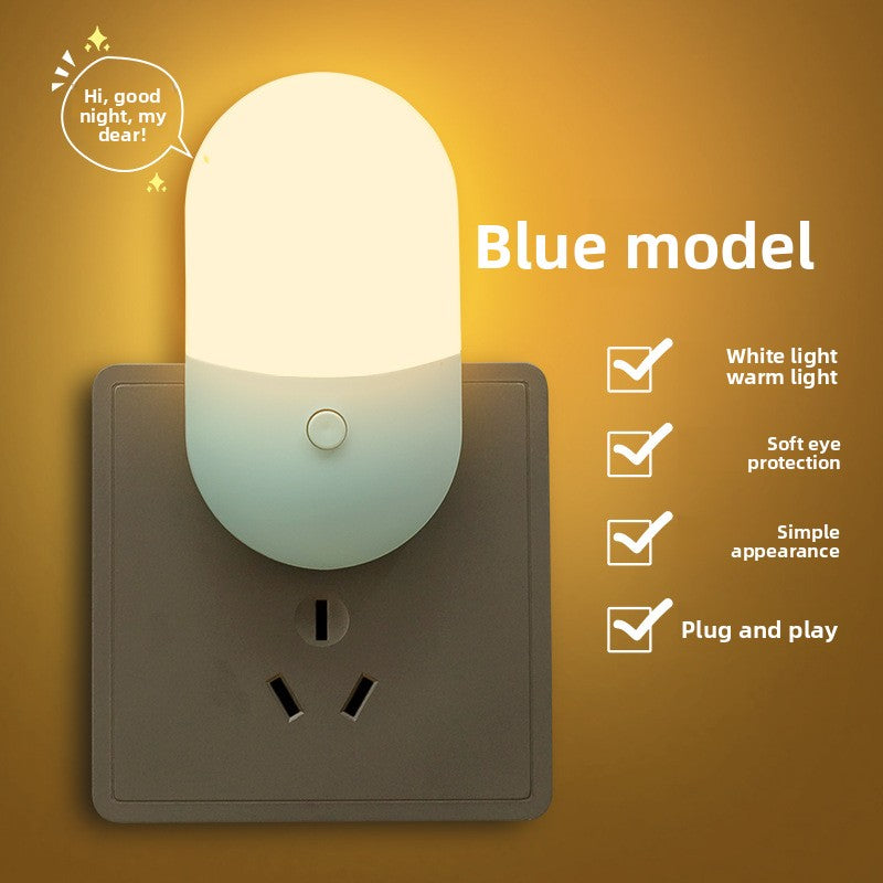 Mini Plug-In LED Night Light for Bedroom