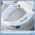 Thickened Fleece Toilet Seat Universal Paste