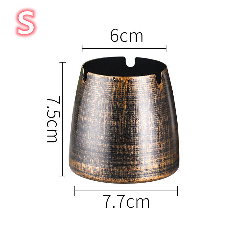 Iron Ashtray Anti Fly Ash Bar Creative Personality Trend Consumer