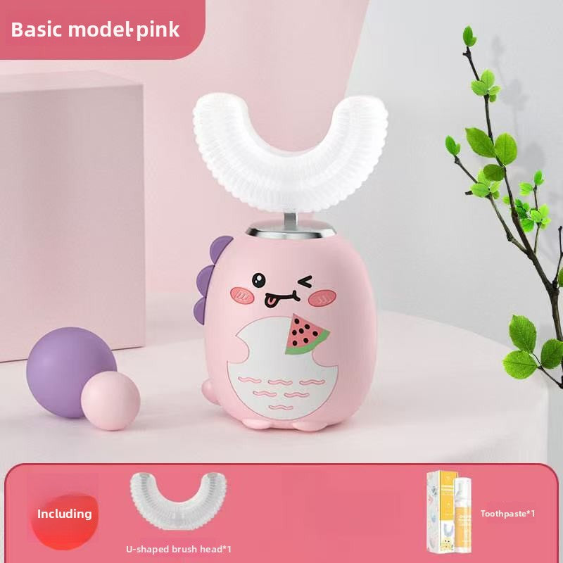 Children's Rechargeable U-Shaped Silicone Electric Toothbrush