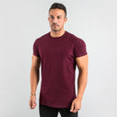 Men's Cotton T-Shirt Summer Short Sleeve Round Neck