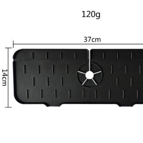 Kitchen faucet splash-proof draining mat