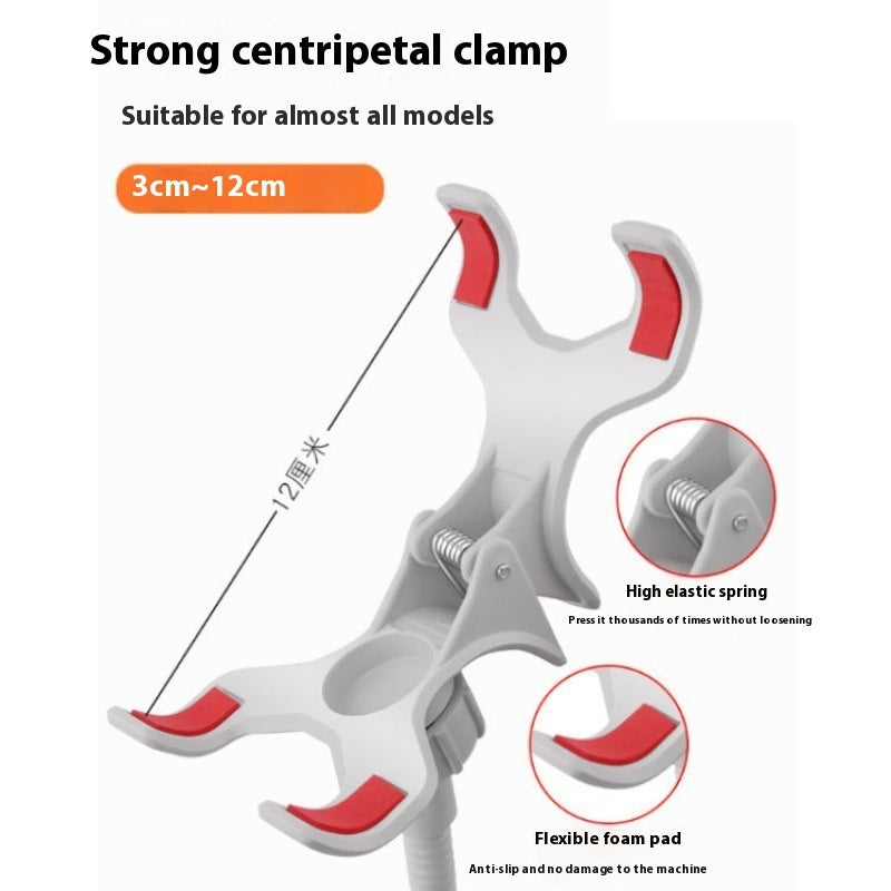 Metal Lazy Stand Gadget Bedside Mobile Phone Clip Watching Drama Rotary Multifunctional Universal Desktop
