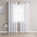 White Gauze Curtain Finished Product