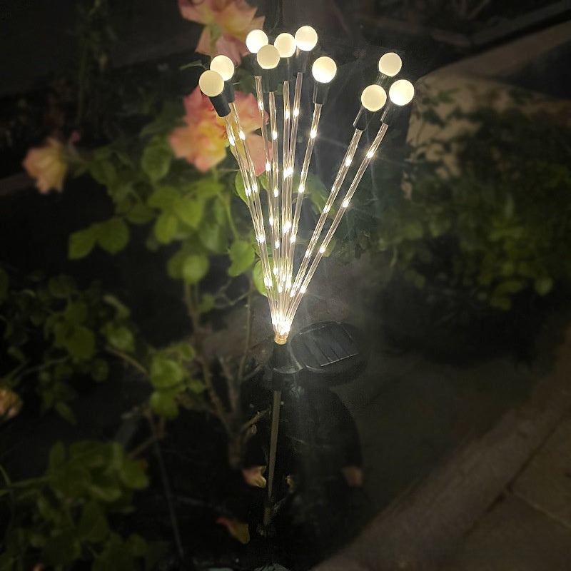 Solar Outdoor Waterproof Firefly Garden Light with LED