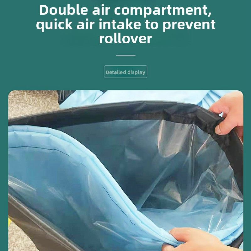 outdoor camping sleeping bag inflatable bed