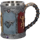 Three-dimensional engraved beer mug