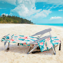 63x65x82cm, Flamingo Motif, Aluminum, Beach Chair, Oxford Cloth