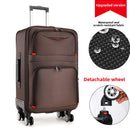 Travel Suitcase with Universal Wheels and Combination Lock