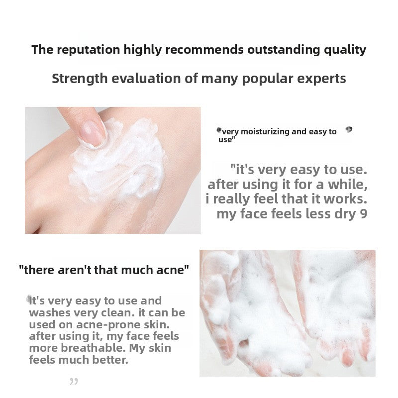 Amino acid cleansing Deep Cleansing Blackhead Hydrating Oxygen Facial Cleanser