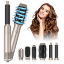 six-in-one noise reduction hair dryer, wind drum, curling iron, all-in-one hair dryer, comb straight hair