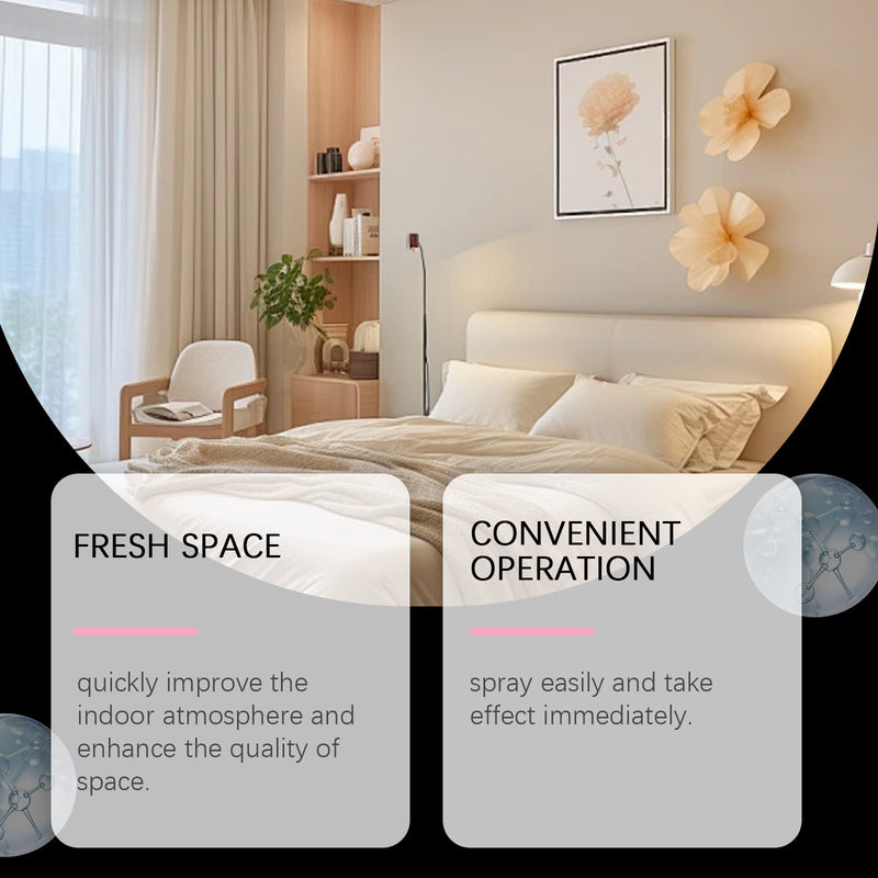 Portable and fragrant household hotel deodorizing air freshener