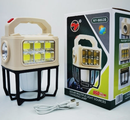 Solar Camping Portable Camping Lamp Outdoor Multifunctional Tent Light