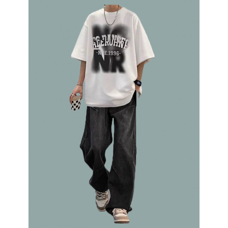 Men's T-shirt and jeans