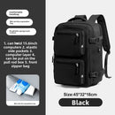Simple backpacks for men and women, large-capacity business computer bags, multi-functional travel luggage and schoolbags
