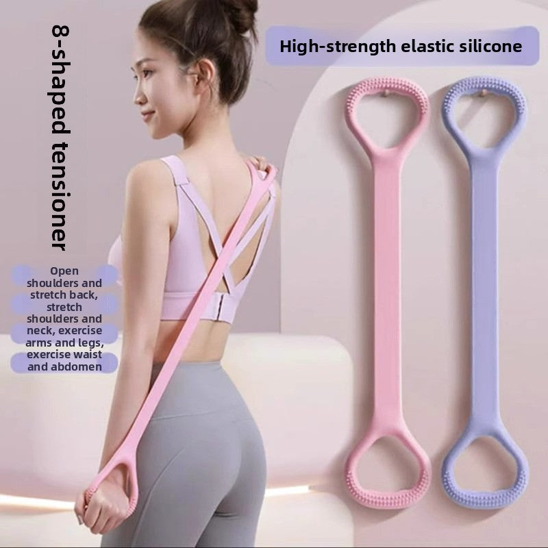 Elastic Fitness Tension Band for Back and Shoulder Stretching