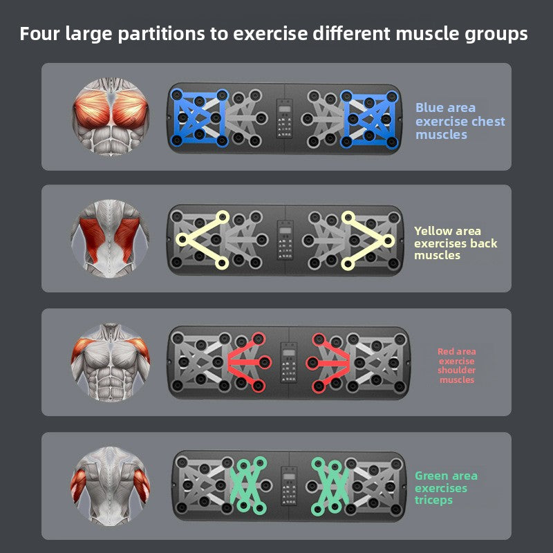 Chest and abdominal muscle training equipment