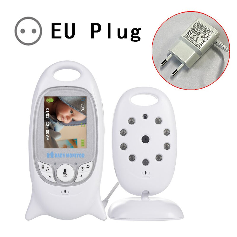 VB601 Baby Monitor 2 inch BeBe Baba Electronic Babysitter Radio Video Nanny Camera Night Vision Temperature Monitoring 8 Lullaby - TrendTrove