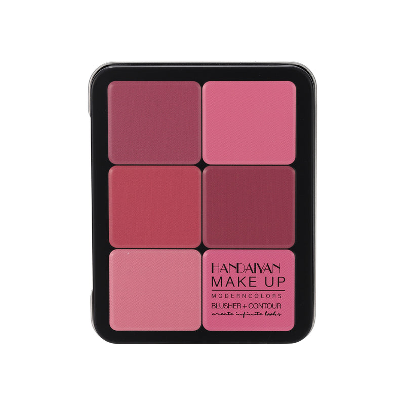 12-color iron box blush plate