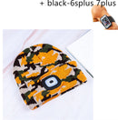 LED luminous knitted hat