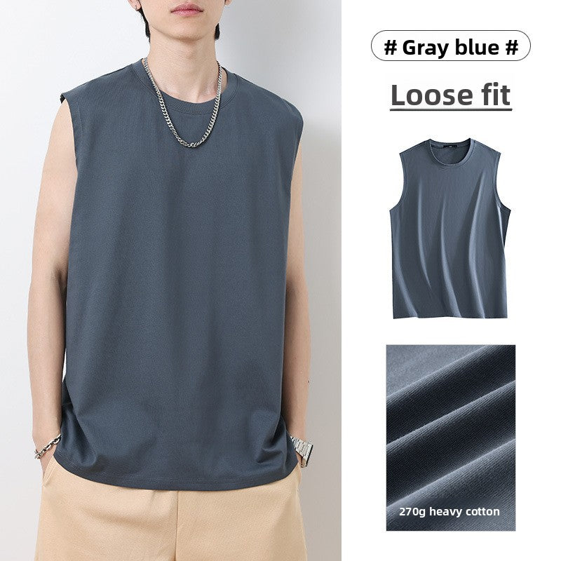 Cotton Sleeveless T-shirt