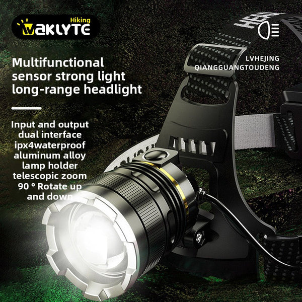 Long battery life, strong bald head with sensor light