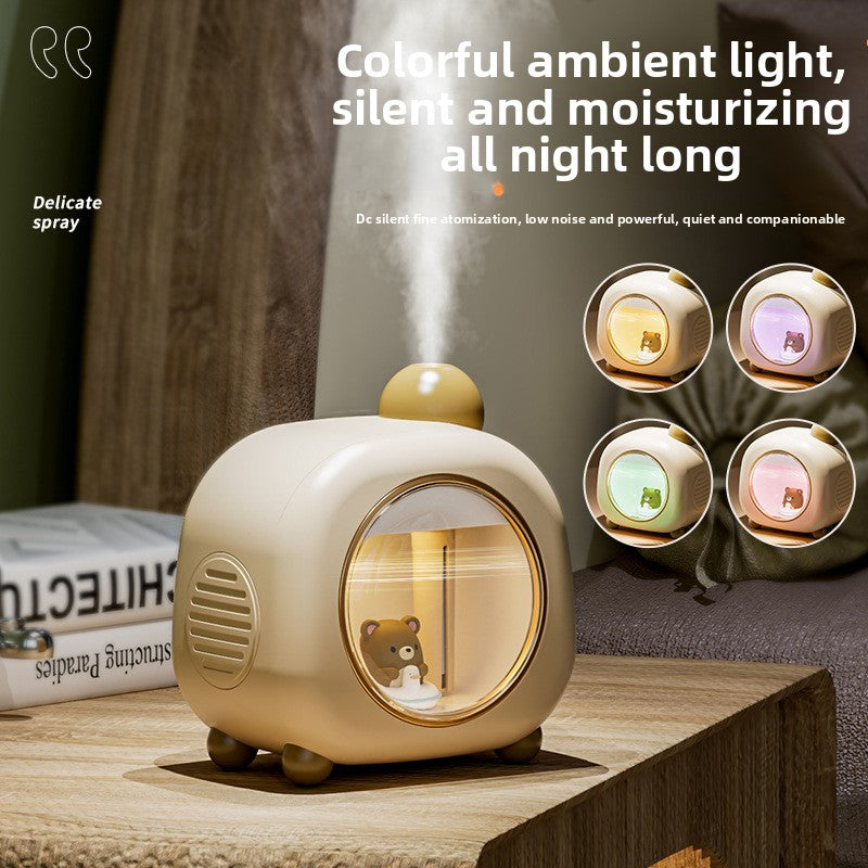 USB Cartoon Humidifier Night Light for Desk