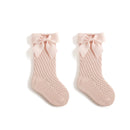 Children's Socks Combed Cotton Girl Baby Bow Princess Socks Hollow Mesh Dance Socks - TrendTrove