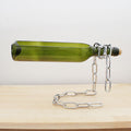 Suspended wine bottle decoration