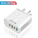 2USB+2PD mobile phone charger, tablet plug, super fast charging, multi port power supply - TrendTrove