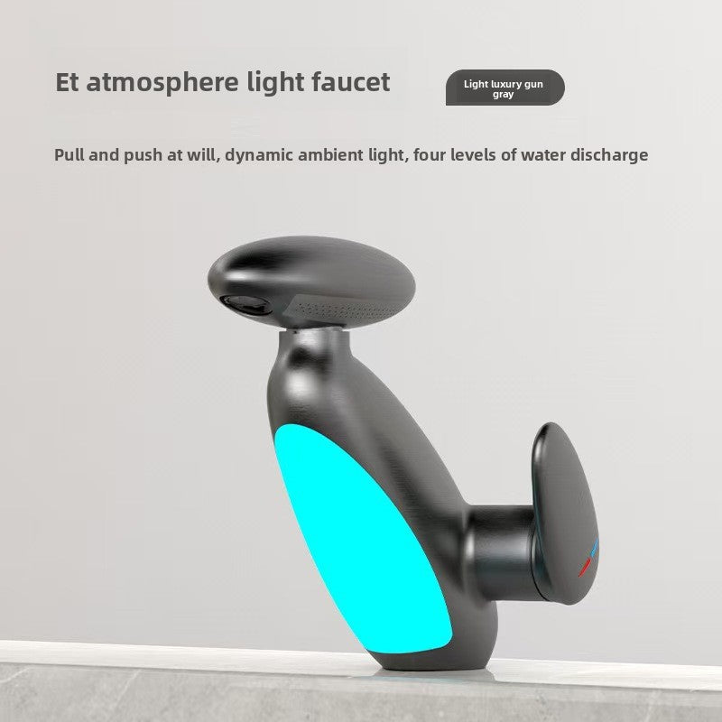 Bathroom Faucet with Ambient Light