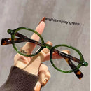 Ultra-light oval anti-blue light glasses