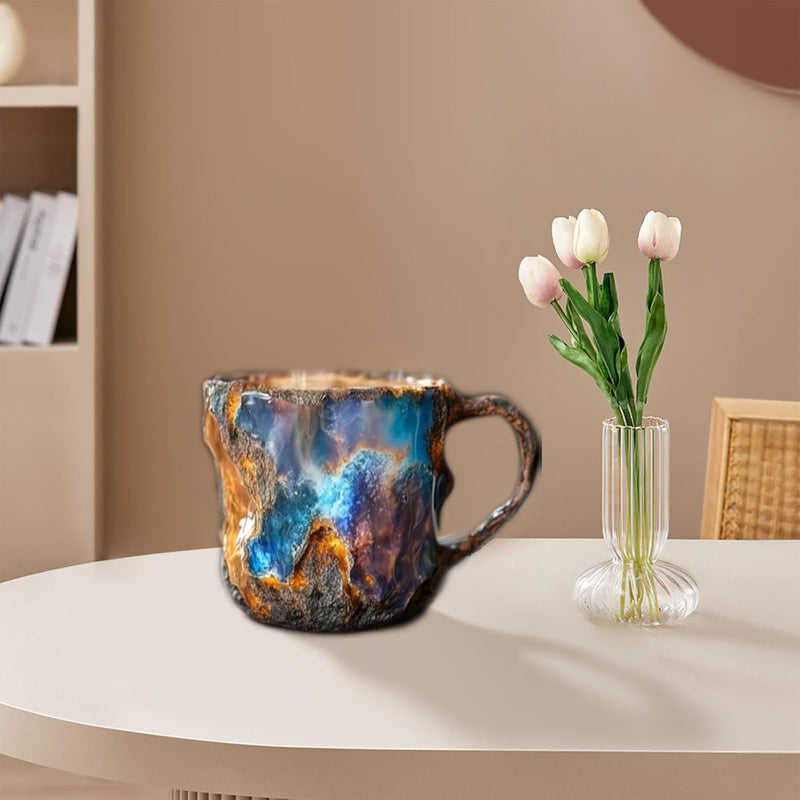 Imitation mineral resin crystal coffee cup - TrendTrove