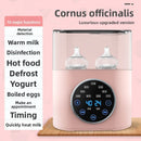 Milk warmer, sterilizer and two-in-one baby bottle