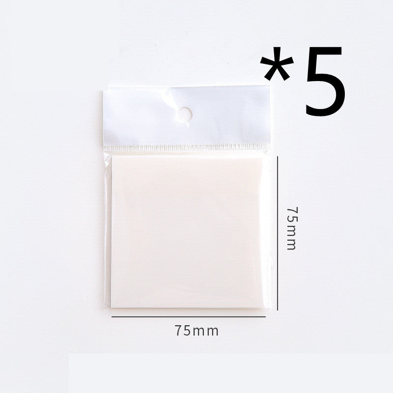 ملاحظات لاصقة شفافة من مادة البولي إيثيلين تيرفثالات مقاومة للماء