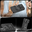 Magnetic Sliding Window Phone Case for iPhone 11 to 17 Pro Max