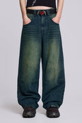 Jaded London Light Wash Colossus Fit Jeans