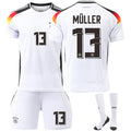 Germany home No. 13 Muller European Cup jersey 7 Havertz 8 Kroos football uniform men's suit - TrendTrove